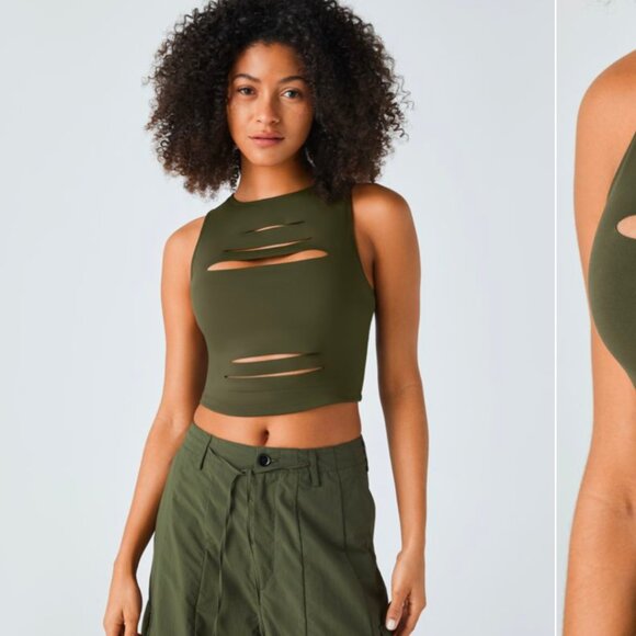 Halara rip style racerback crop - Picture 2 of 5